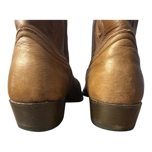 Jaca Brown Leather Western Cowboy Boot Men size 28 EE US 9 EE wide - Picture 7 of 10